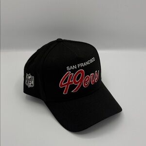 New Era Men's Black San Francisco 49ers 9FORTY Adjustable Hat